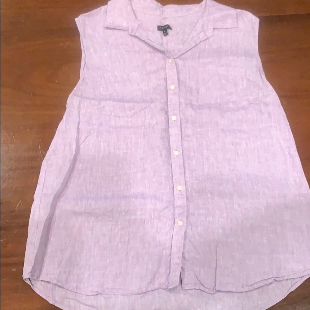 Talbots lien shirt size XL